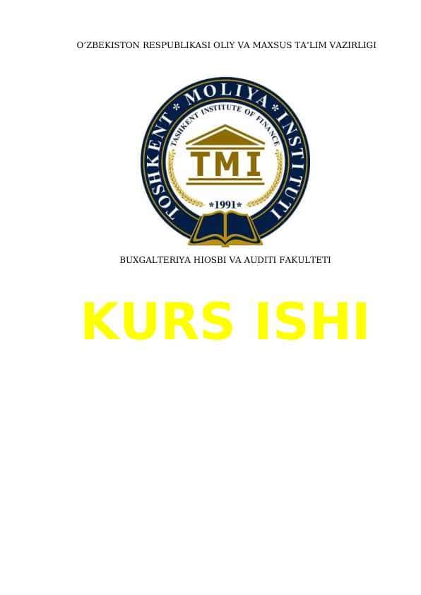 Kurs ishi,  Manapoliya va uning mazmuni. 1