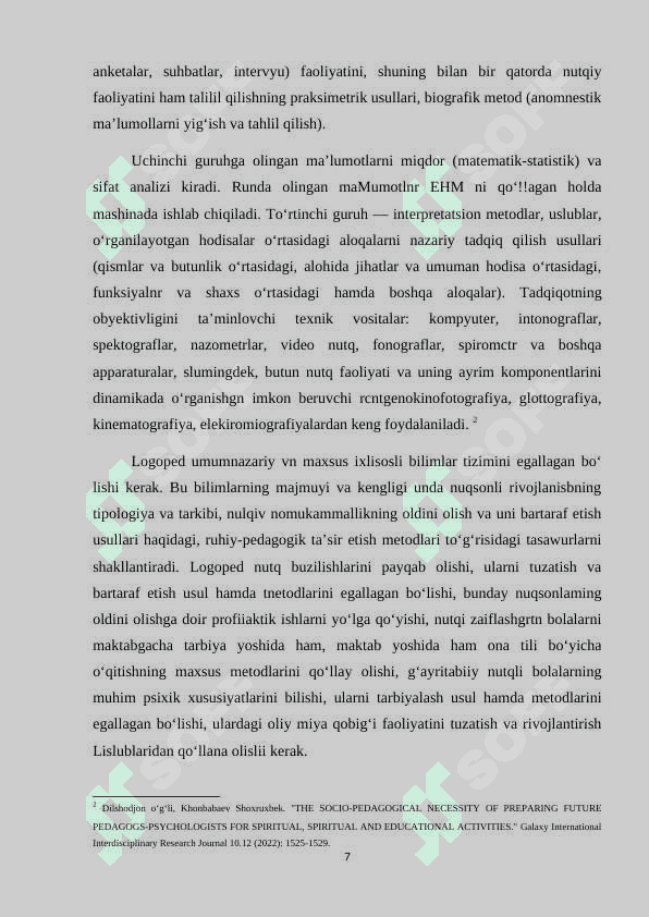 MAKTABGACHA YOSHDAGI BOLALARDA NUTQNING TALAFFUZ TOMONI BUZILISHLARI kurs ishi.docx 7