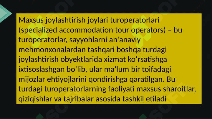 Maxsus joylashtirish joylari turoperatorlari 2