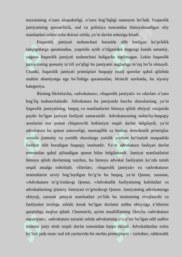 Advokatura fuqarolik jamiyati instituti sifatida 4