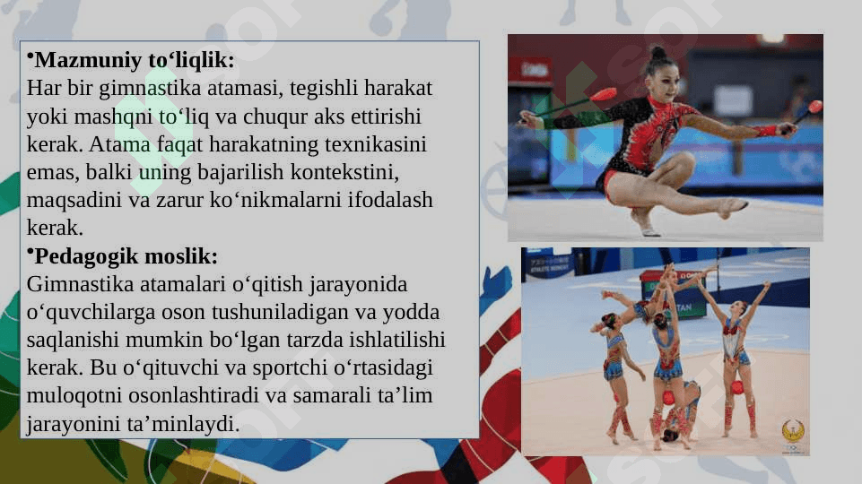Atamalarga qo‘yilgan talablar 3