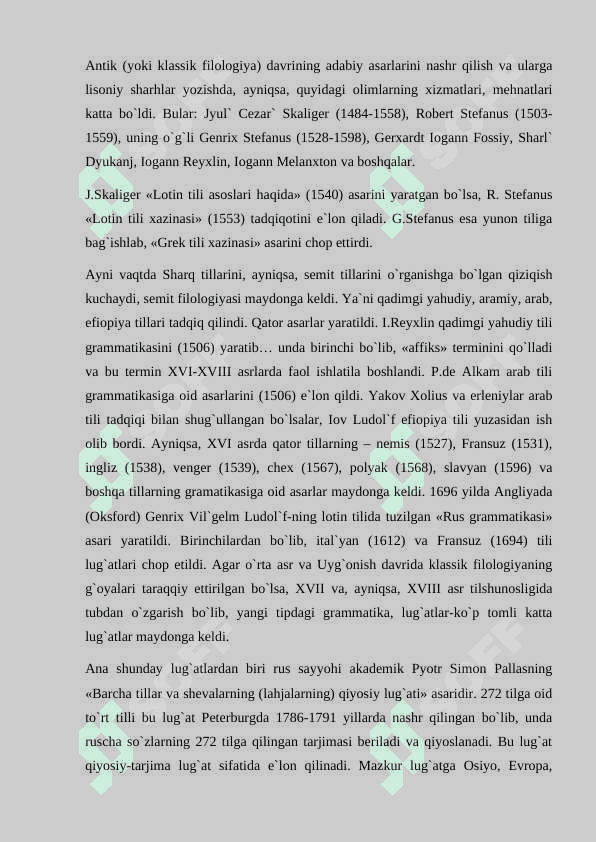 Yevropada uyg’onish davri tilshunosligi... 3