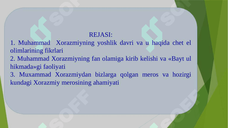 Muhammad Xorazmiy hаyoti va faoliyati 2