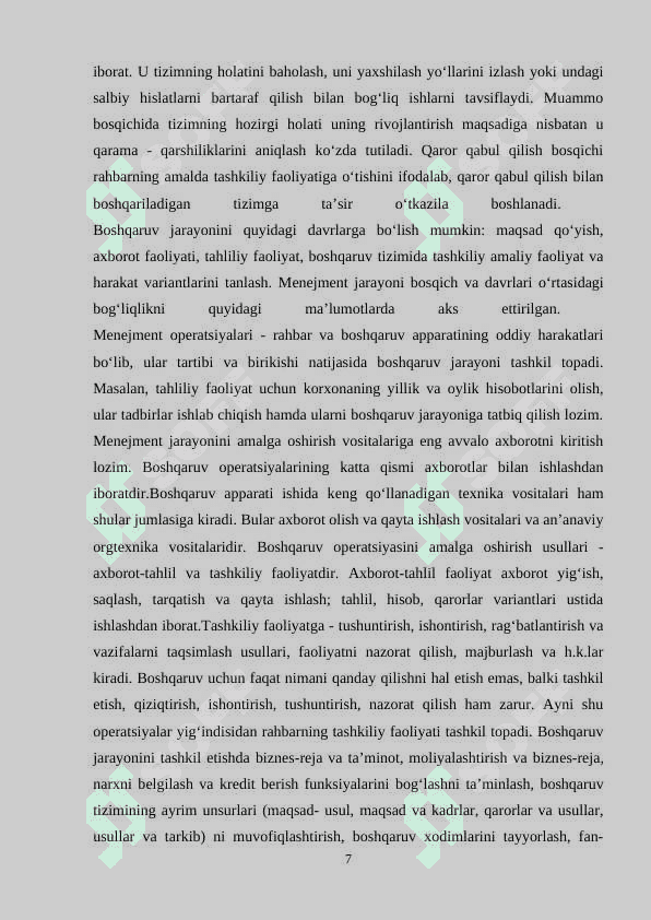 Tashkilotlar faoliyatini rejalashtirishning ijtimoiy-psixologik xususiyatlari 7