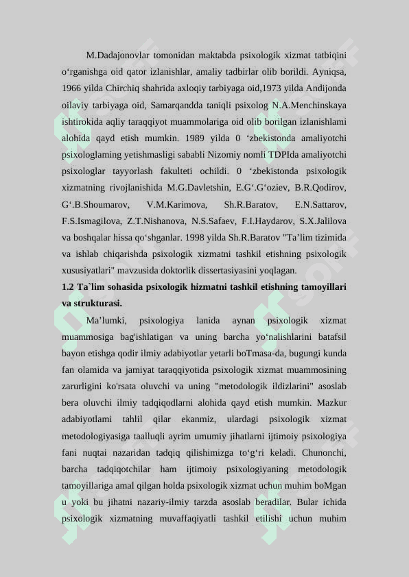 Psixologik xizmatning ijtimoiy sohalardagi nazariy va amaliy asoslari 8
