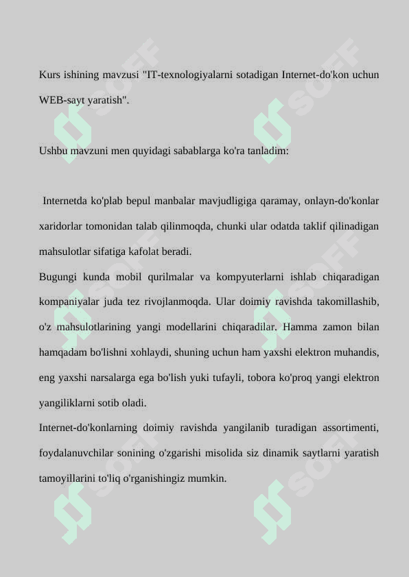 “OpenShop” internet-do'koni web-saytini loyihalash 3