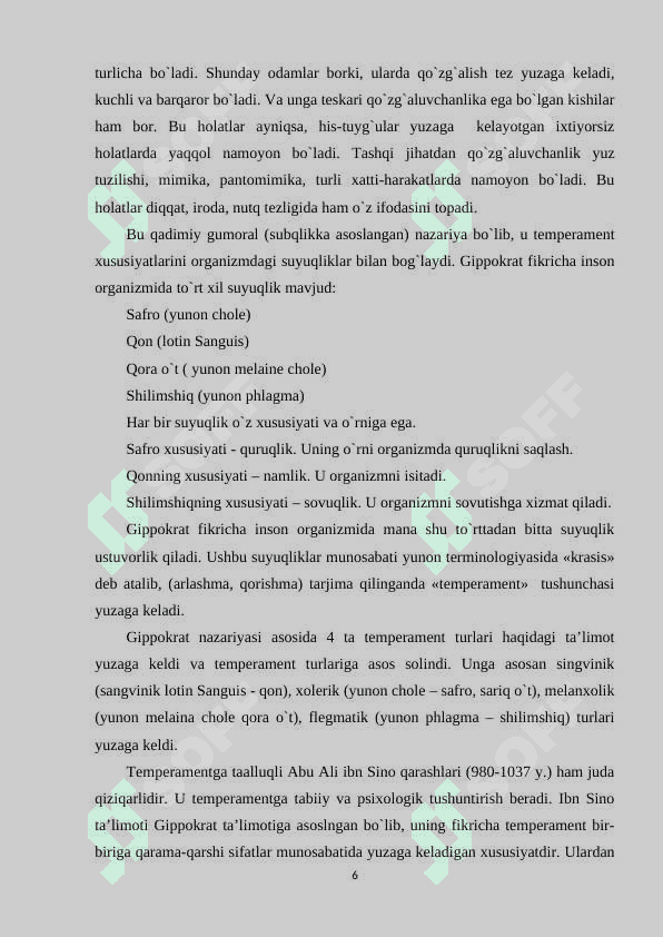 Shaxs taraqqiyotining psixotik chegaralangan va nevrotik darajalari 5