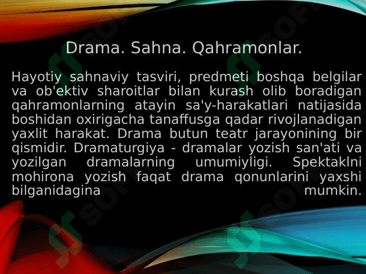 Dramaturgik janrlar 5