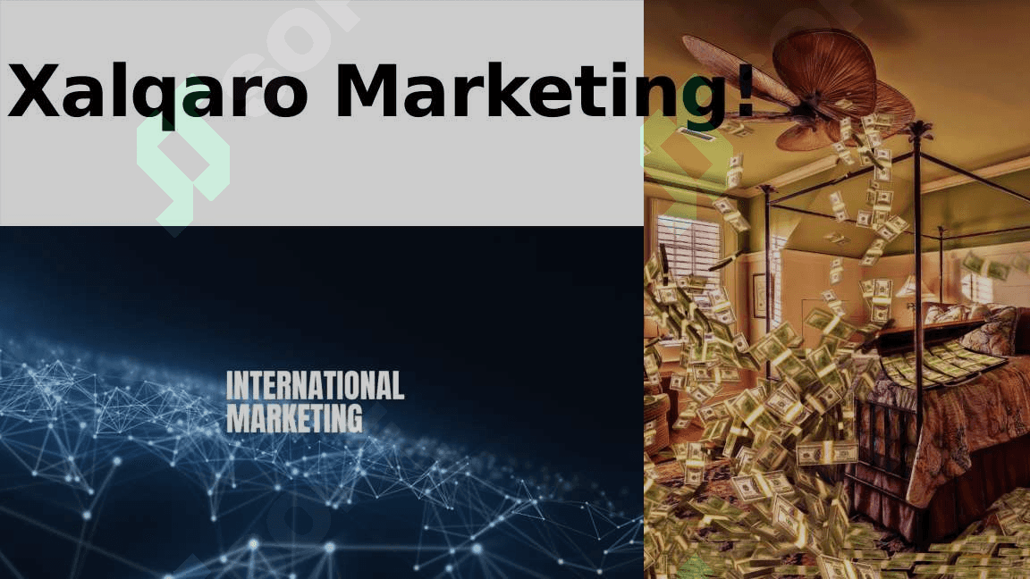 Xalqaro Marketing! 2