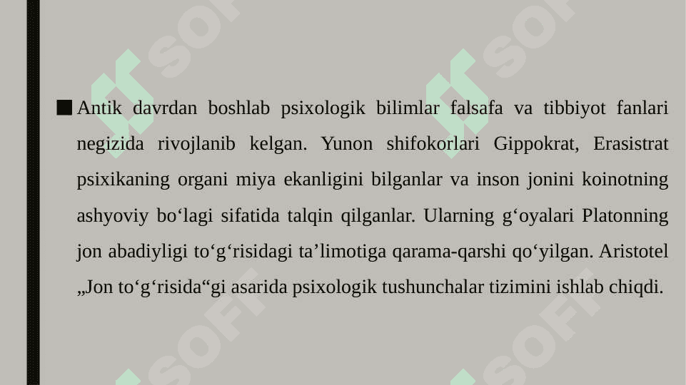 Psixologik bilimlar olami 6