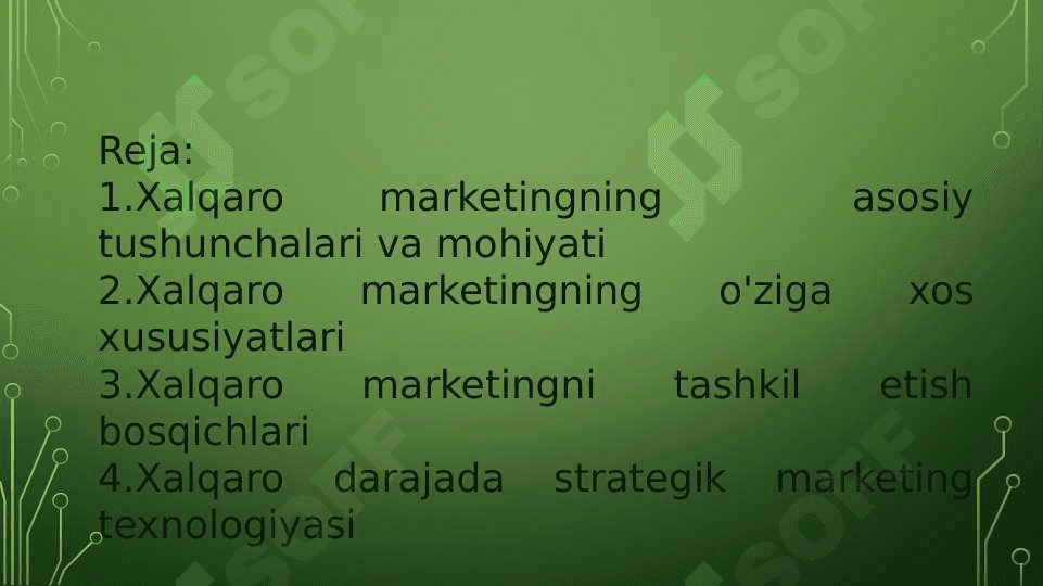 Xalqaro marketing 2