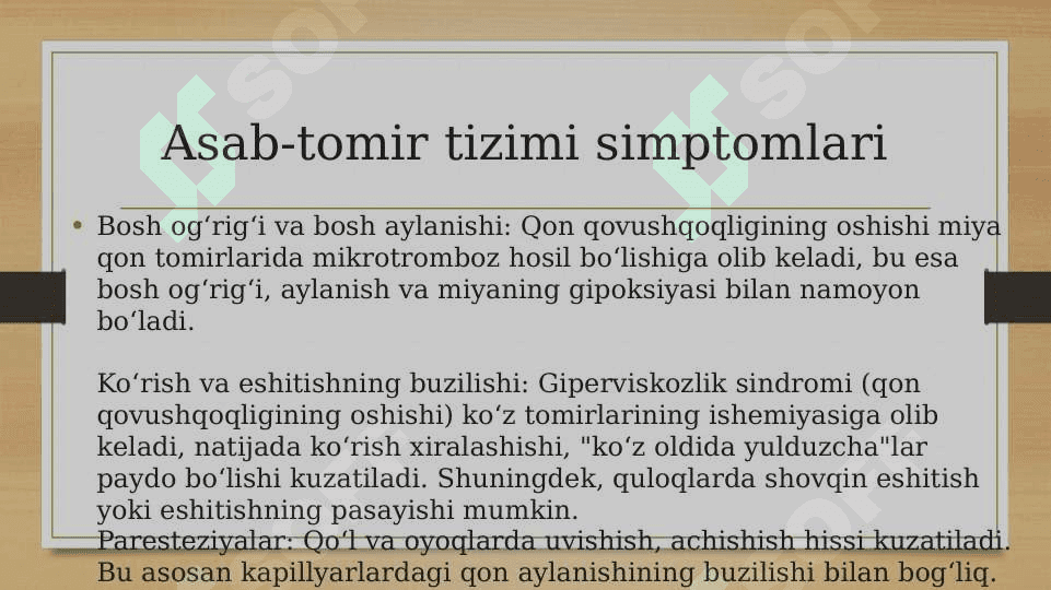 Eritremiya simptomatologiyasi 5