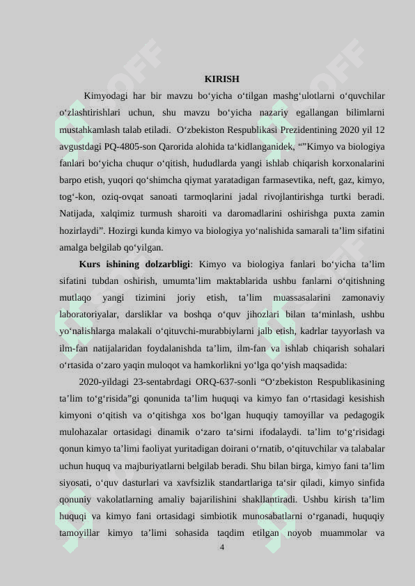 “Oʻquvchilarni individual yondashish orqali rivojlanish metodikasi” 4