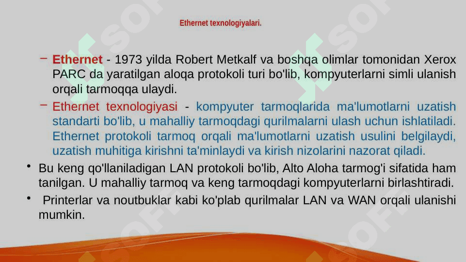 INTERNET TEXNOLOGIYALARI 2