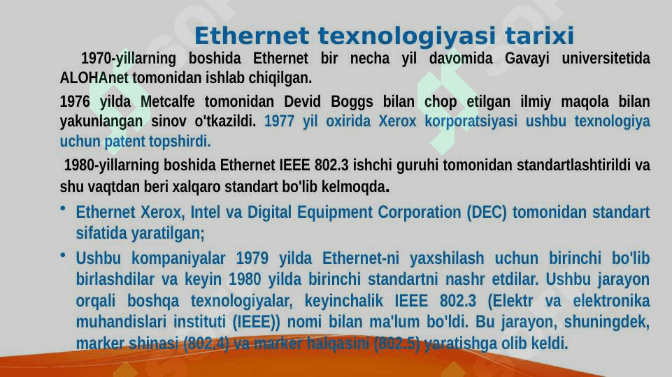 INTERNET TEXNOLOGIYALARI 3