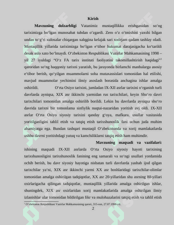 Turkiston tarixini yoritishda IX-XII manbalar 2