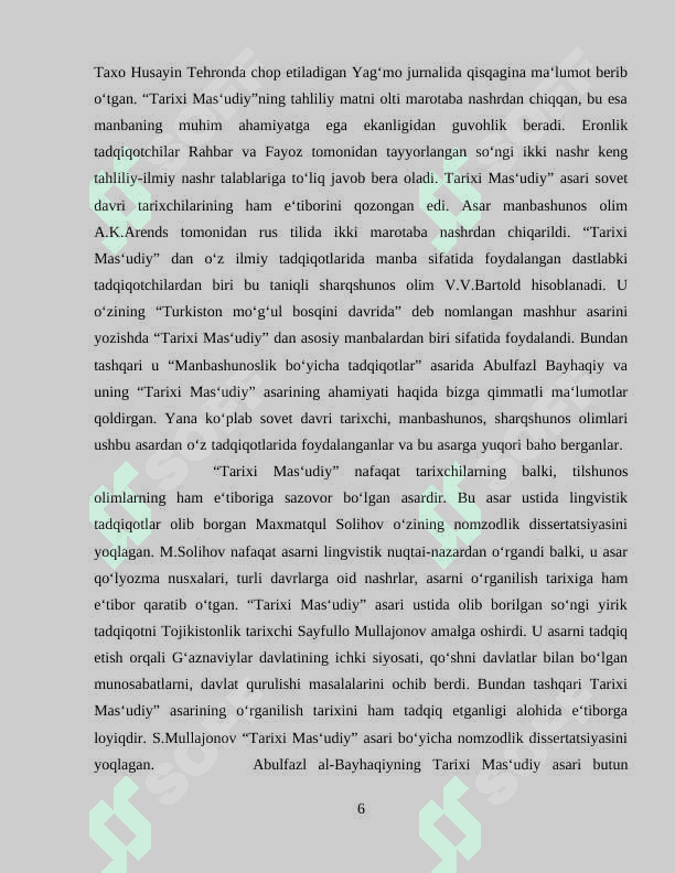 Turkiston tarixini yoritishda IX-XII manbalar 6