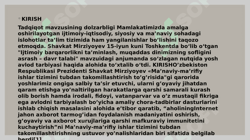 Bolalarni ularning salomatligiga zarar keltiruvchi axborotdan himoya qilish togrisida gi qonun 2