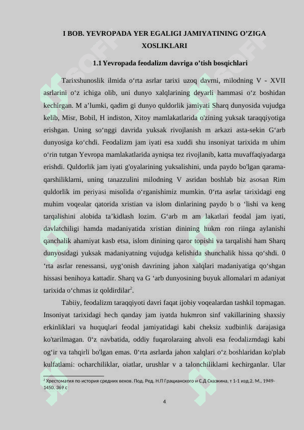 X -XI asrlarda Yevropada feodal munosabatlar rivoji 4
