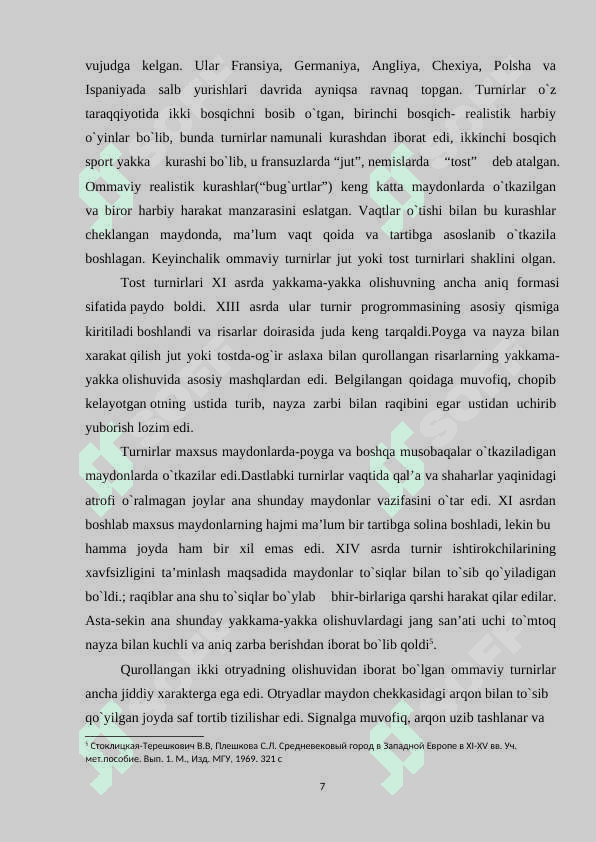 X -XI asrlarda Yevropada feodal munosabatlar rivoji 7