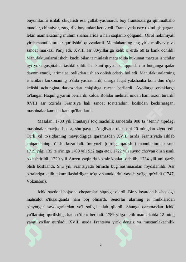 XVI-XVIII ASRLARDA FRANSIYA 3
