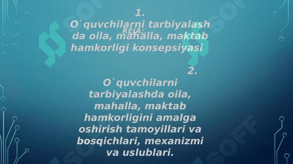 Oila, mahalla, taʼlim muassasasi  ijtimoiy- pedagogik hamkorligi 2