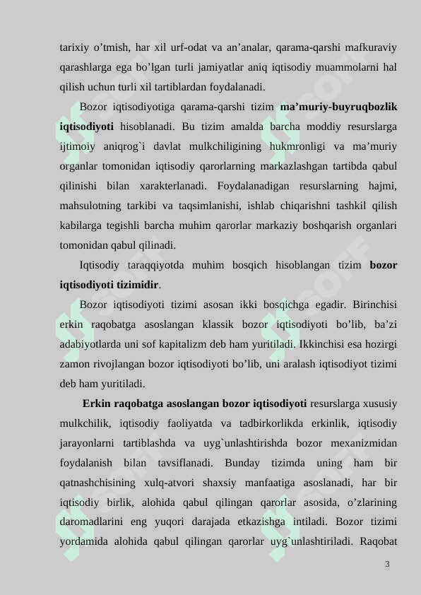Loyihaning struktura modellari 3