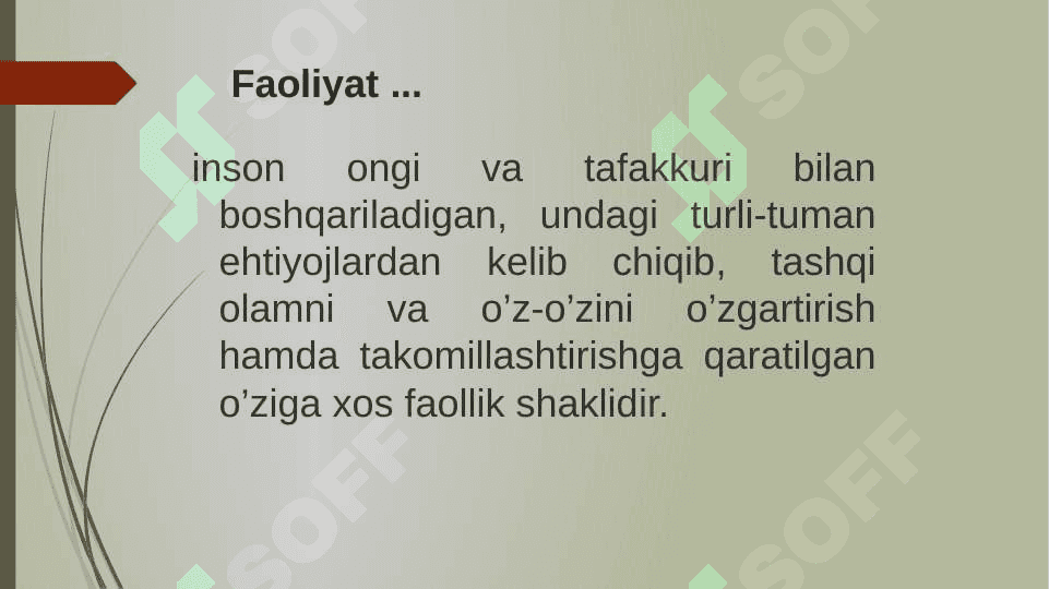 Psixologiya fanining dolzarb vazifalari va predmeti 8
