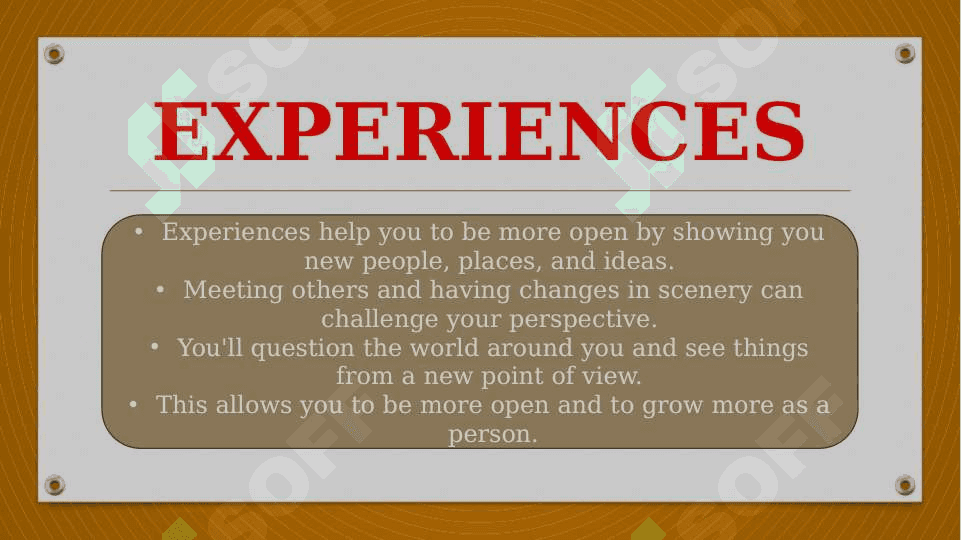 GREAT EXPERIENCES 2
