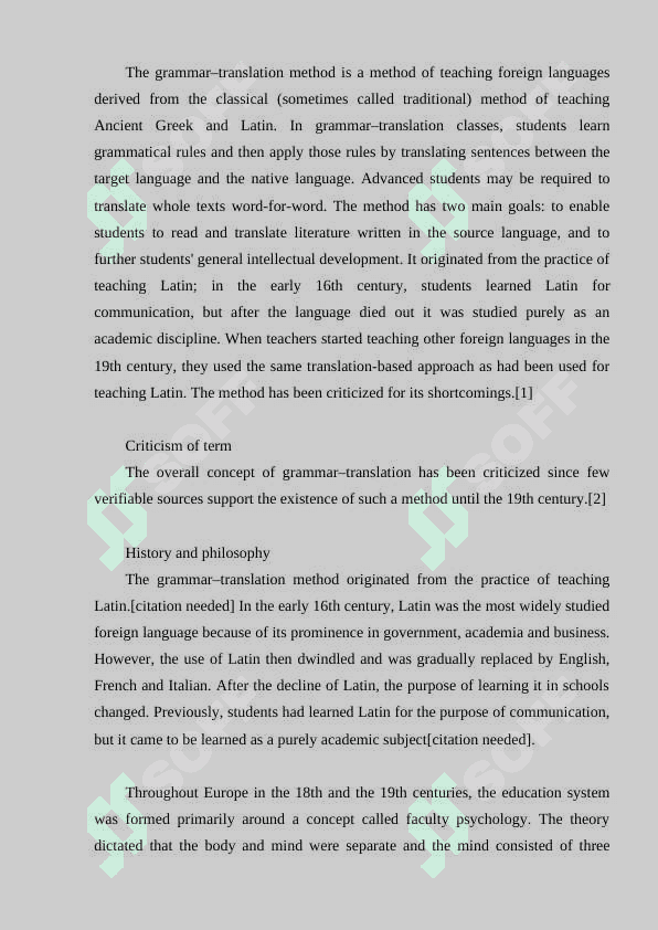 Analysis of grammar translation method in local teaching instutions 2