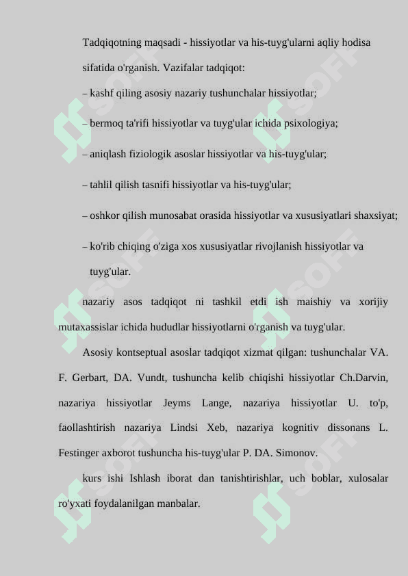 Hissiyotlar va tuyg'ular 5