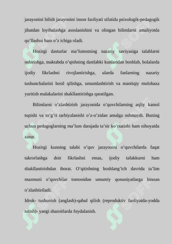Maqsadni belgilash uch darajali testlar asosida o’quv natijalarga erishish darajasini baxolash 4