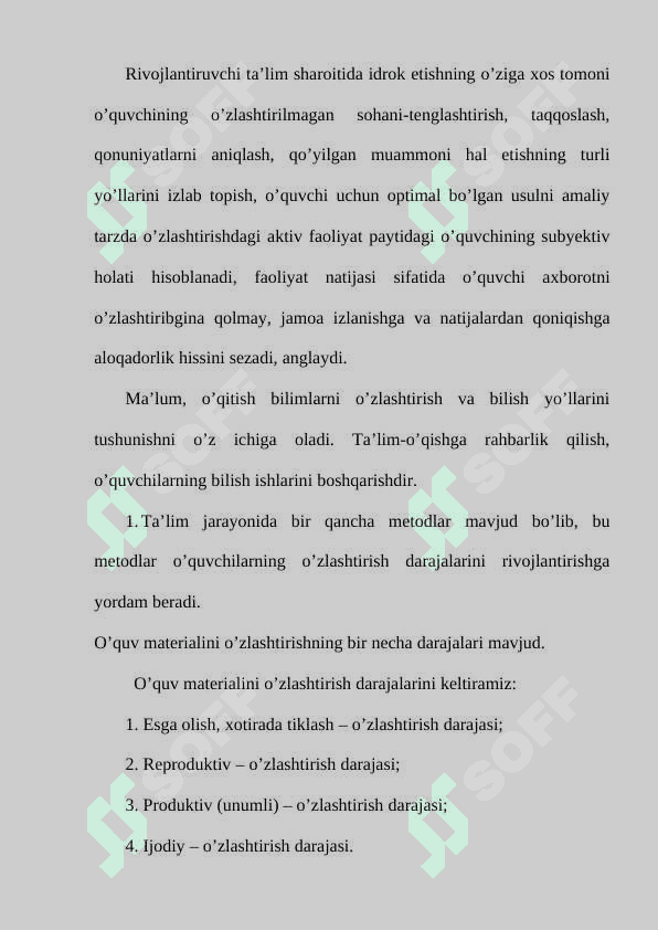Maqsadni belgilash uch darajali testlar asosida o’quv natijalarga erishish darajasini baxolash 5