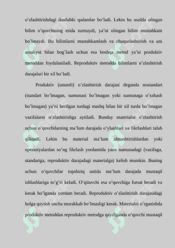 Maqsadni belgilash uch darajali testlar asosida o’quv natijalarga erishish darajasini baxolash 7