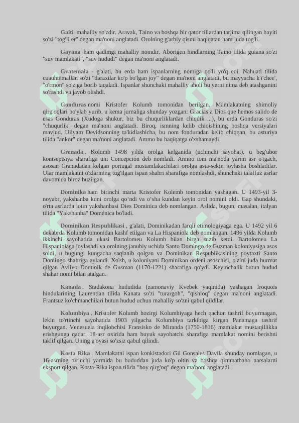 Orollar toponimlari 2
