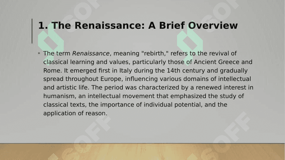 English and the Renaissance Era 2