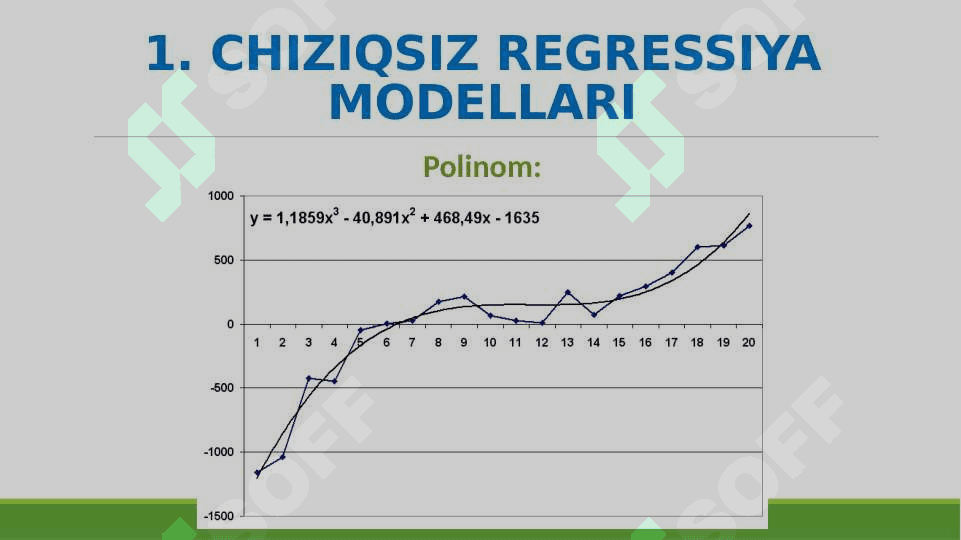 CHIZIQSIZ REGRESSIYA 8