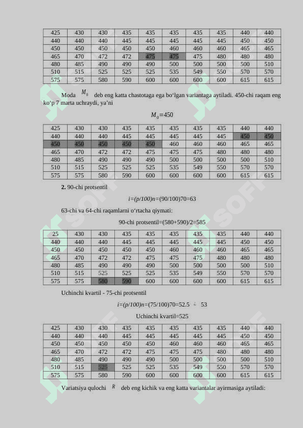 EKONOMETRIKADA EHTIMOLLAR NAZARIYASI VA MATEMATIK STATISTIKANING ASOSIY TUSHUNCHALARI (amaliy mashg’ulot) 2