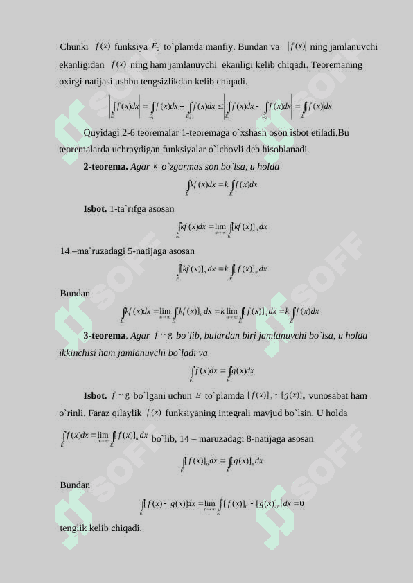 LEBEG-STILTES INTEGRALI 8