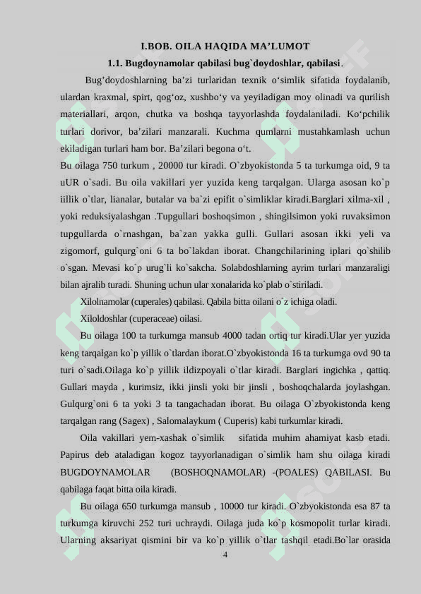 BUGDOYDOSHLAR OILASI 3