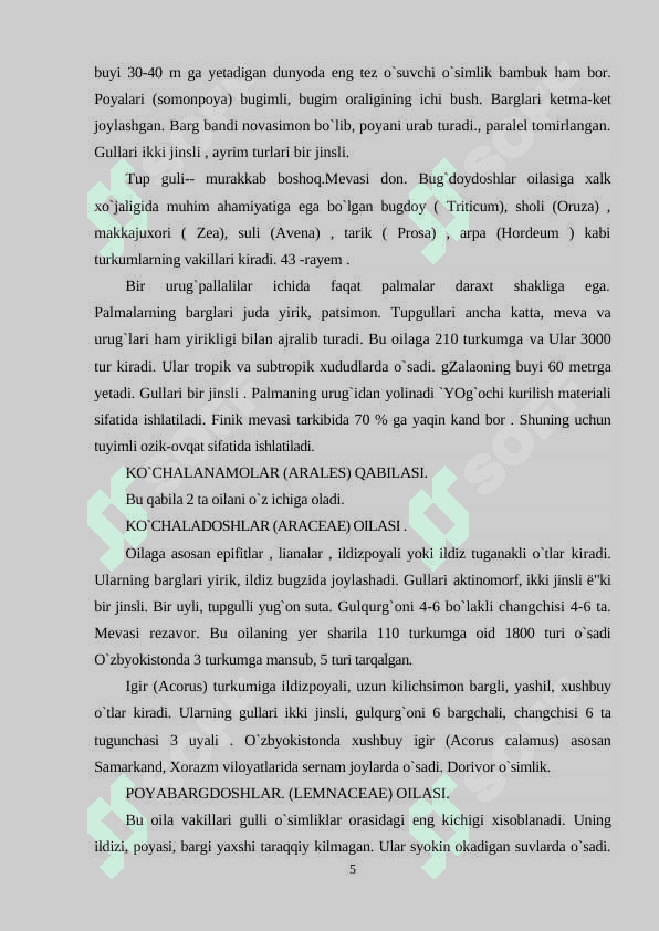 BUGDOYDOSHLAR OILASI 4