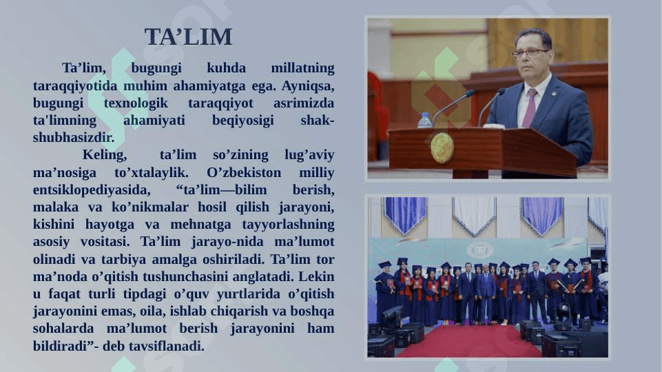 Ta'lim tizimi 2