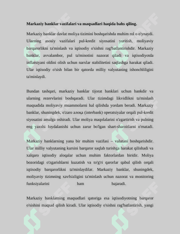 Bank tizimi 8
