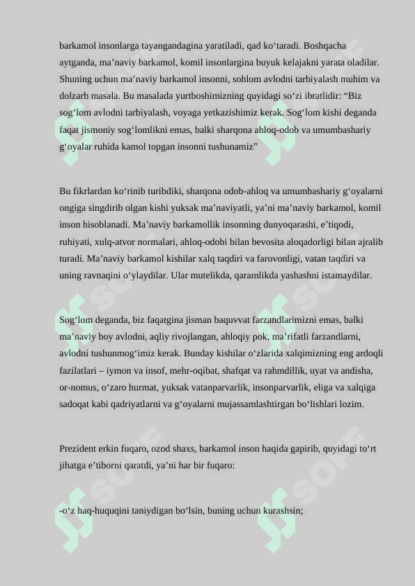 Bilim inson manaviy kamoloti omili 8