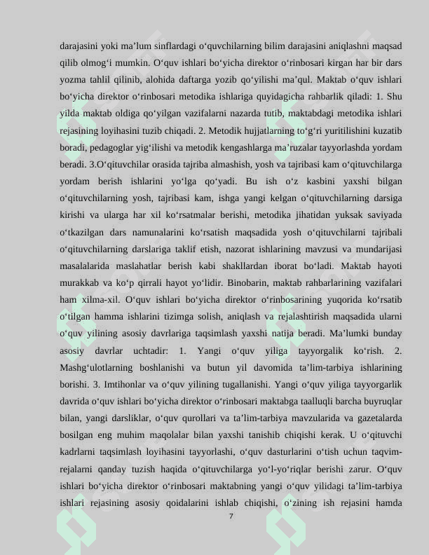 Maktabda direktori oʻrinbosari 7
