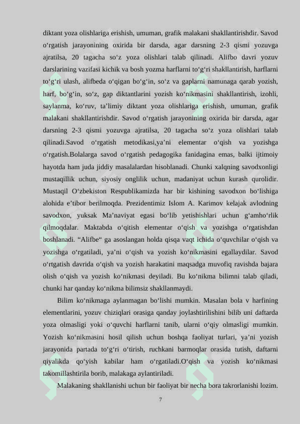BOLALARNI SAVOD O‘RGATISHGA TAYYORLASH 7