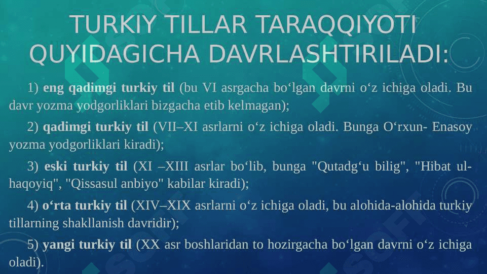 O’zbek turkologiyasi. Mustaqillik yillarida turkiy filologiya 4