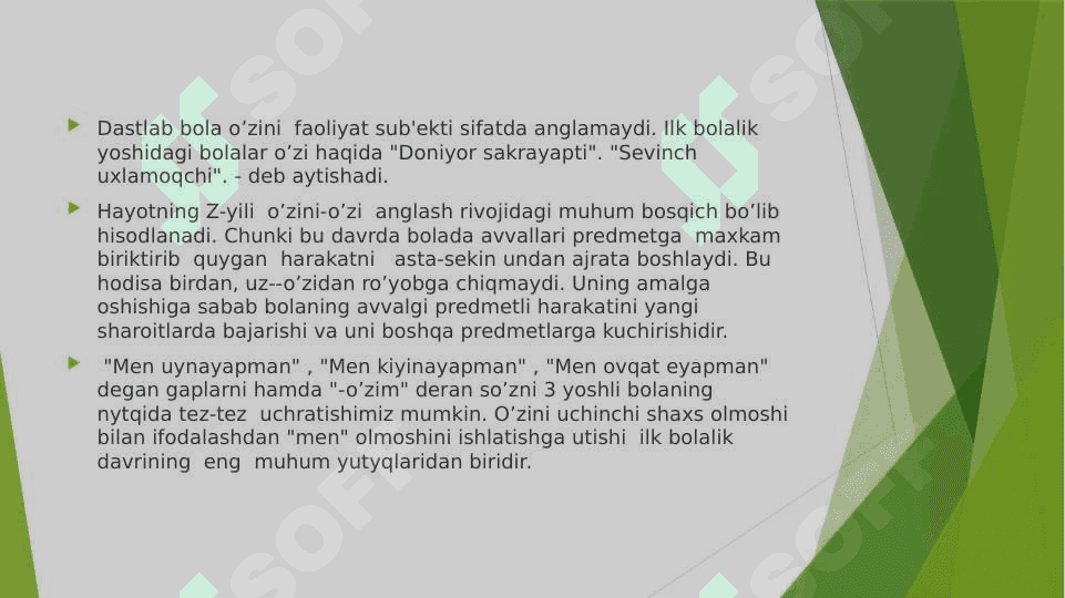 Bolaning o’z-o’zini anglashi va motivatsion sohasining rivojlanish jarayoni 4