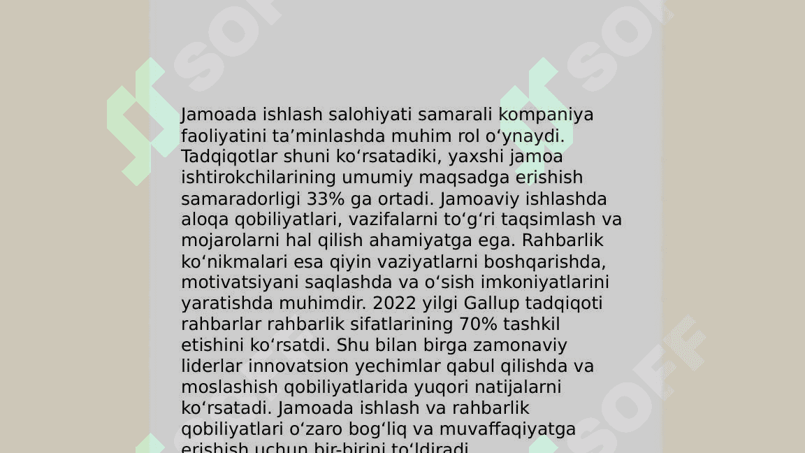 Shaxsning malaka va odatlari 5