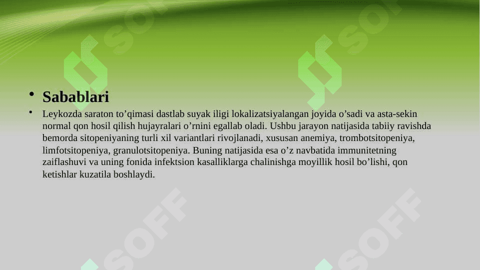 Surunkali leykoz 5